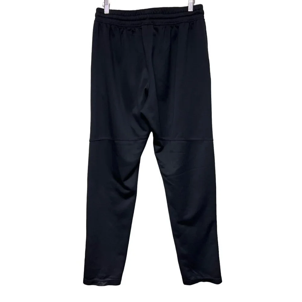Under Armour  Black White Pull On Warm Up Pants Size Large